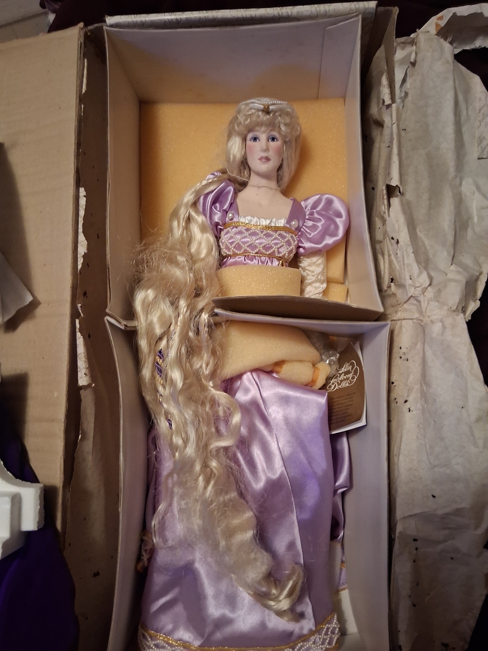 Franklin Heirloom Rapunzel Doll
